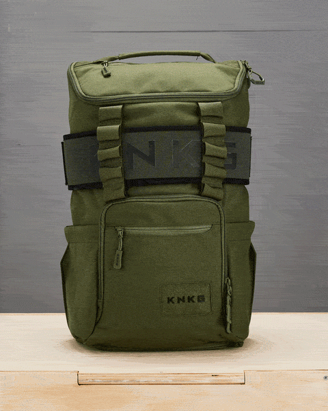360* View of green CORE Backpack
