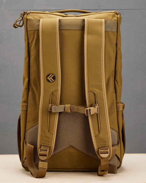 Large desert CORE Backpack padded back panel and shoulder straps