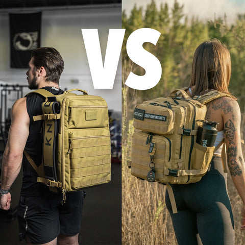 KNKG vs WOLFpak - Gym Backpack Comparison