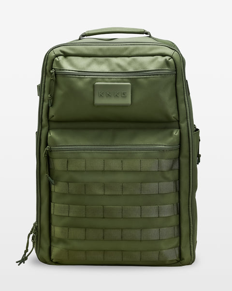 army green laptop backpack CONQUER Backpack Large 38L