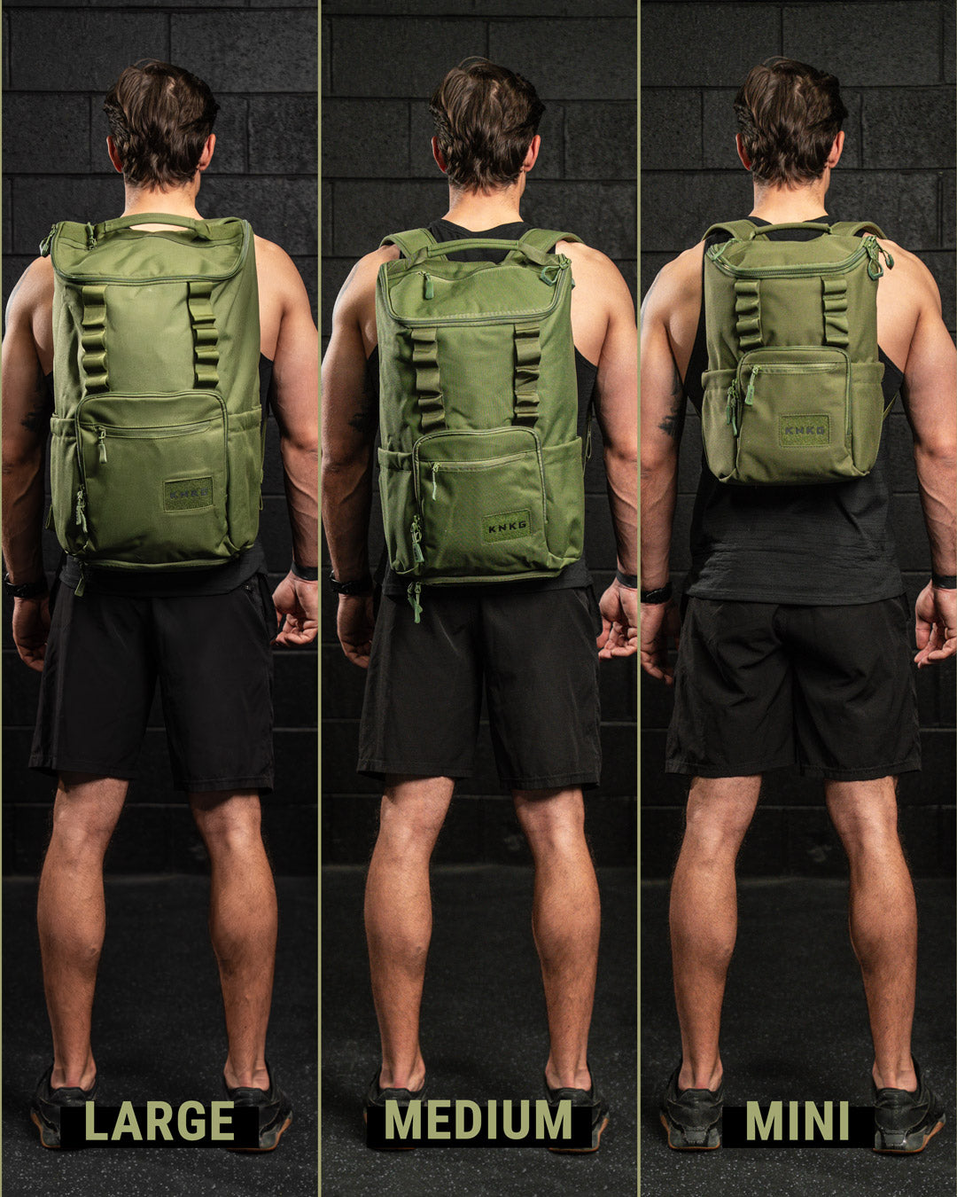 バッグ KK CORE Mini Backpack - Gym Bag with Belt Sleeve | KNKG