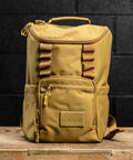 front view of KNKG CORE Mini Backpack in Tan Desert color
