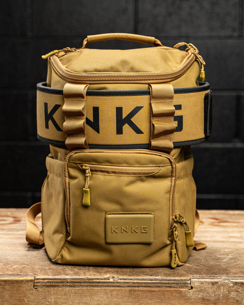 KNKG CORE Mini Backpack in Tan Desert color