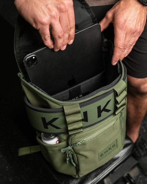 enter gym backpack mini CORE Mini Backpack - Gym Bag with Belt Sleeve