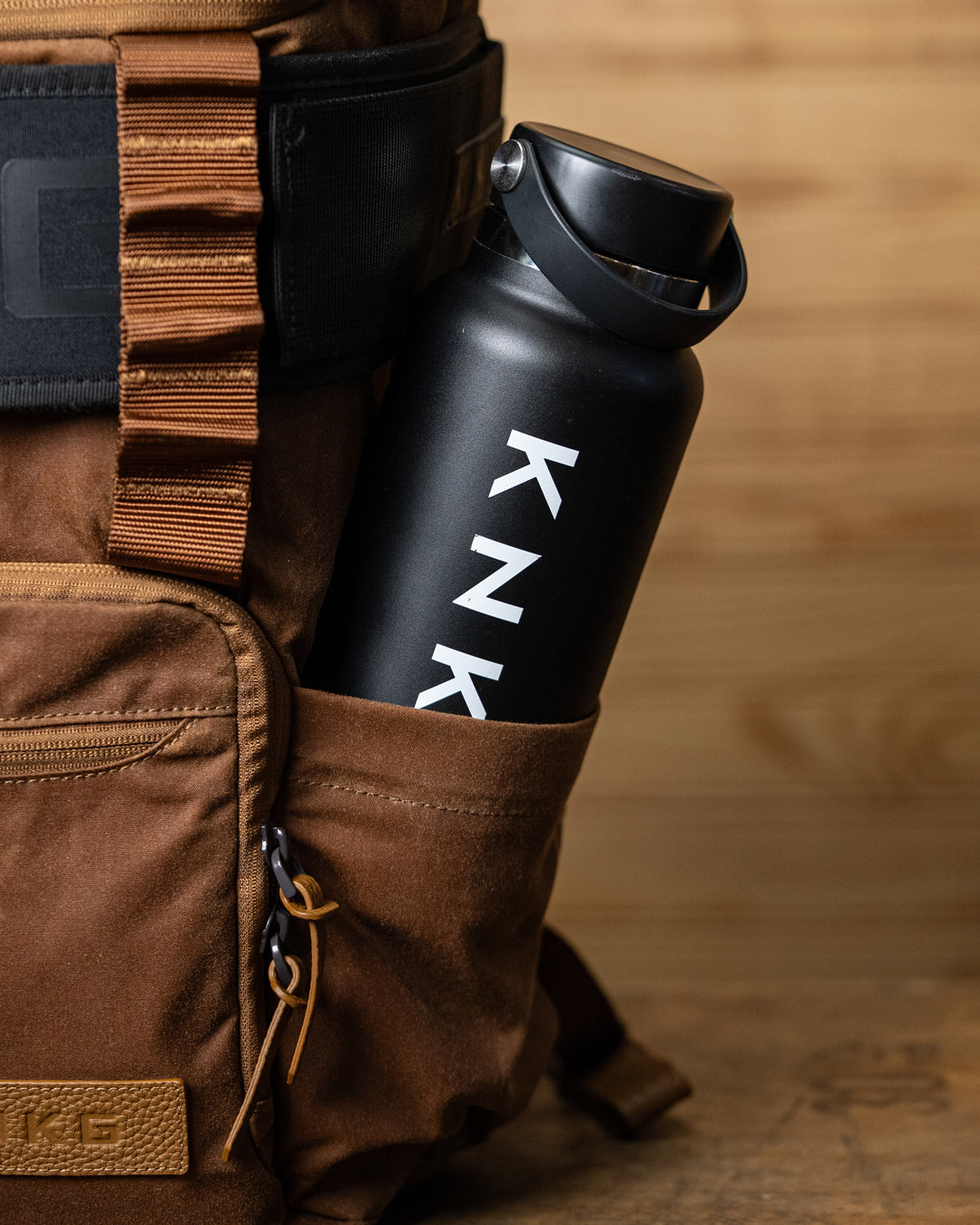 Tan Waxed Canvas Backpack | KNKG