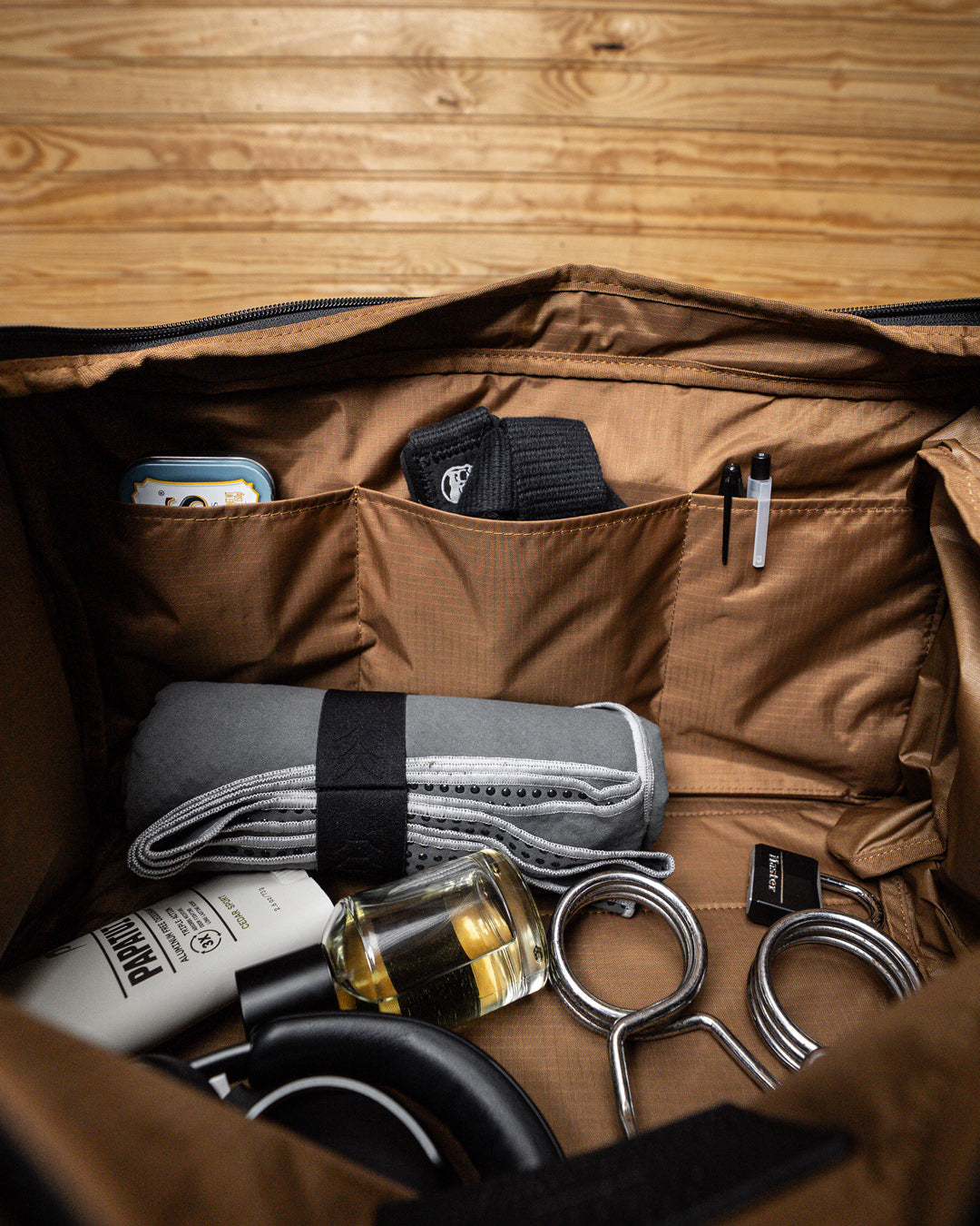 Black Waxed Canvas Duffel | KNKG