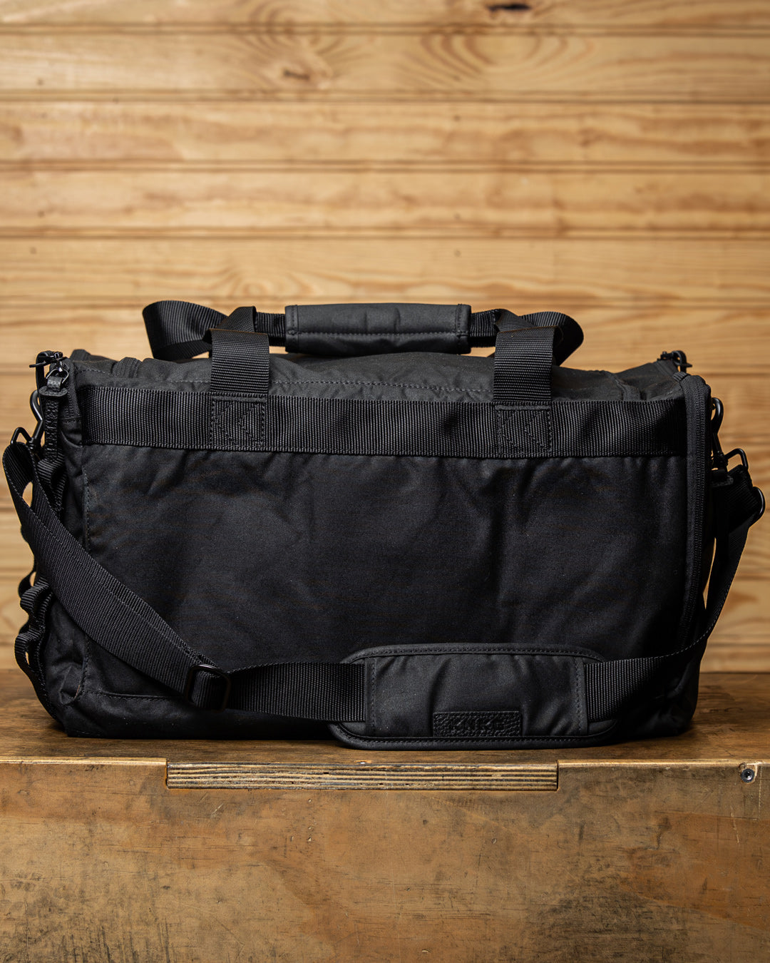 Black Waxed Canvas Duffel | KNKG