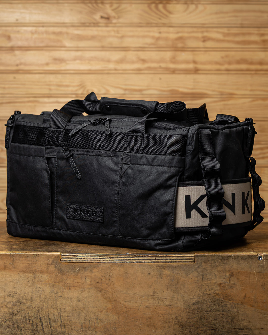 Black Waxed Canvas Duffel | KNKG