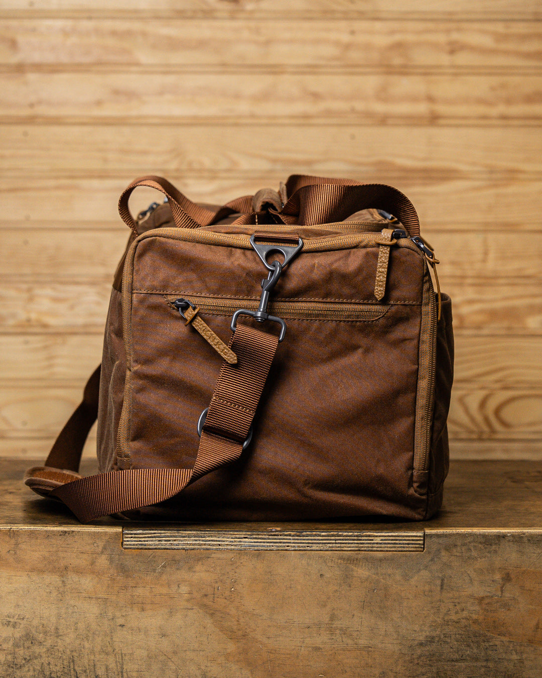 Tan Waxed Canvas Duffel | KNKG