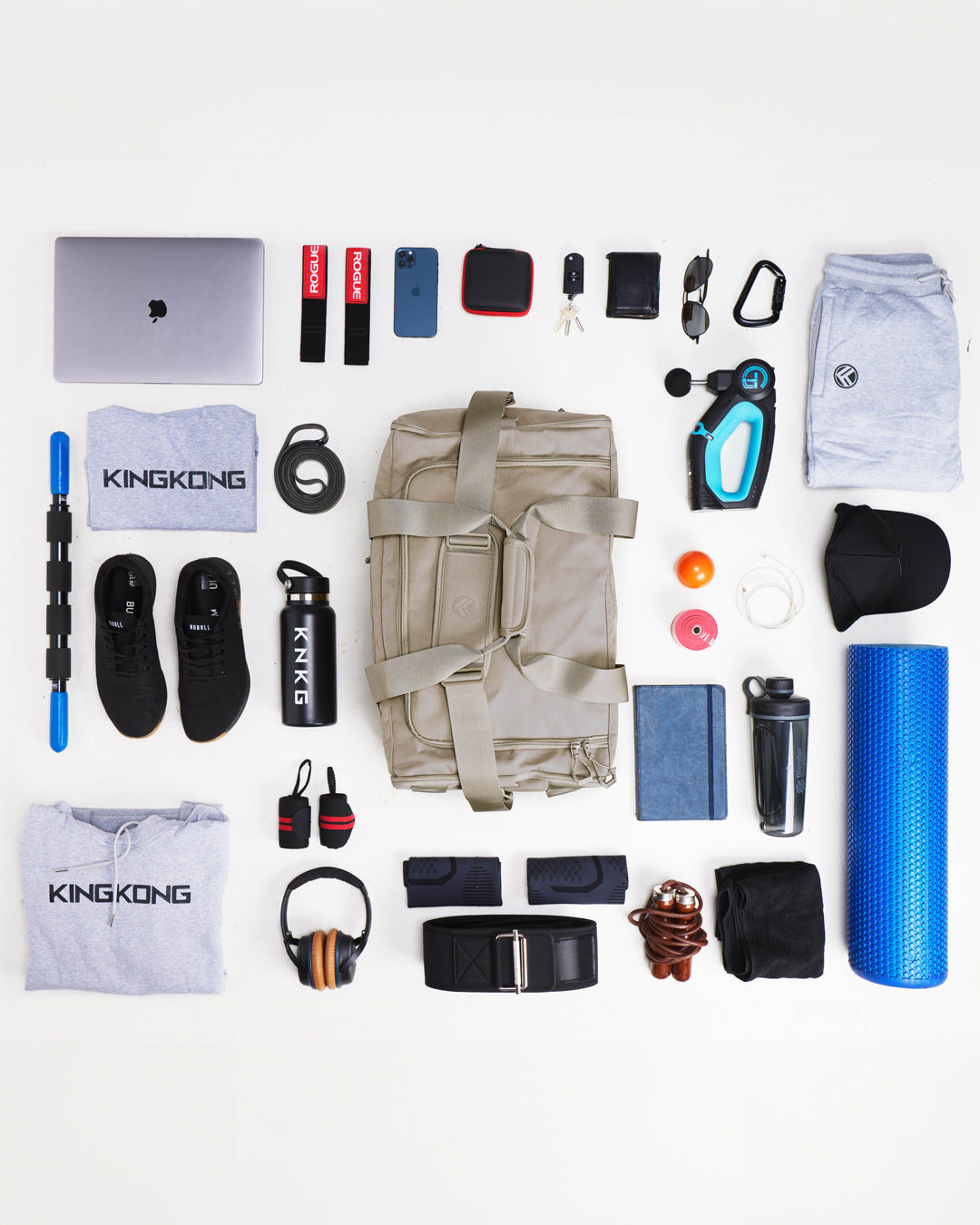 CORE Duffel - Large Gym Bag with Lifting Belt Storage | KNKG