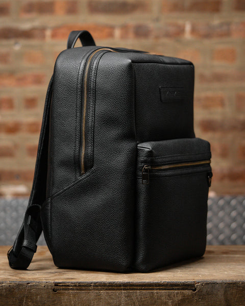 backpack genuine leather The Standard Package Dimensions Ivy Mini Backpack - Black
