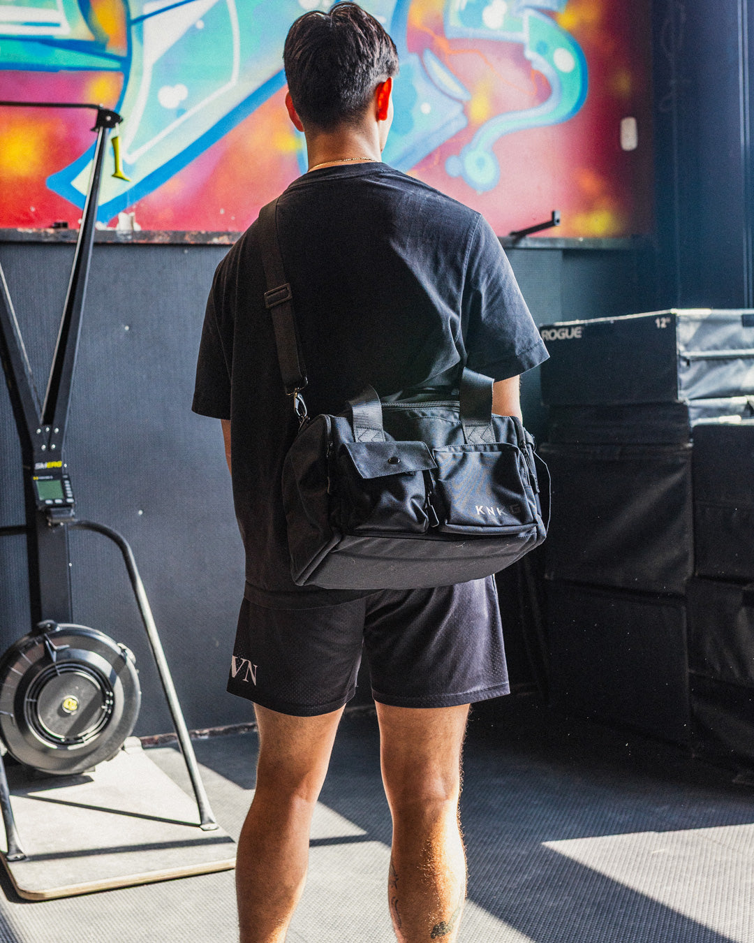 PLUS Duffel 15L | Black Mini Gym Duffel – KNKG