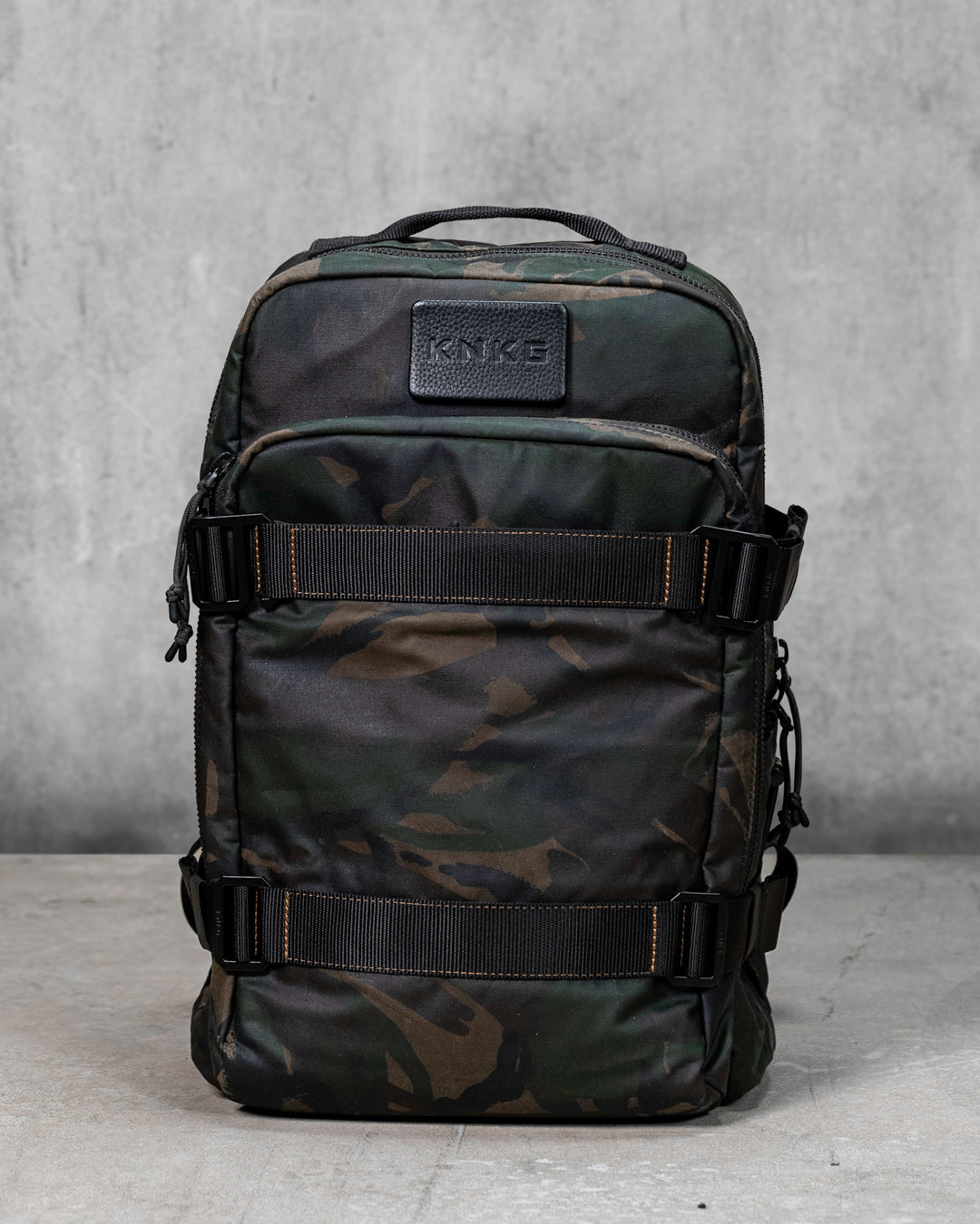 Camo Waxed Canvas Backpack - KNKG SHIFT Backpack 27L