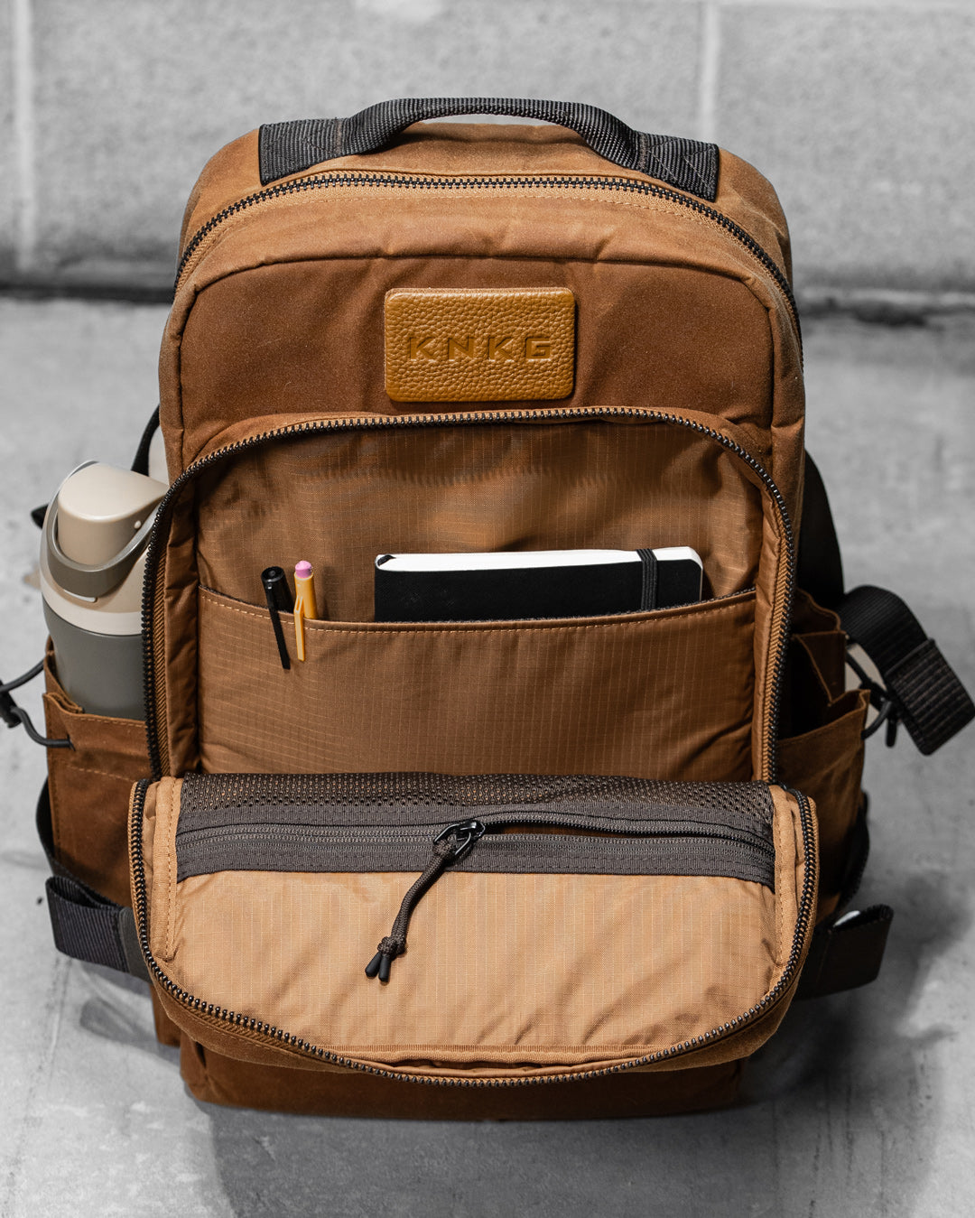 Waxed Canvas EDC Backpack - SHIFT 27L Backpack – KNKG