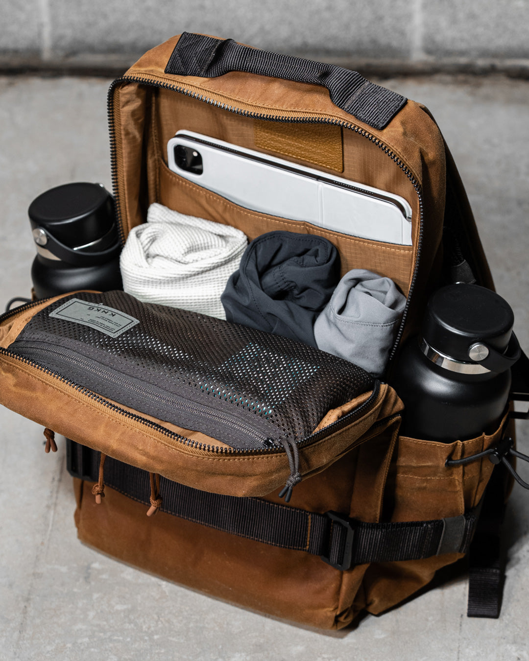 Waxed Canvas EDC Backpack - SHIFT 27L Backpack – KNKG