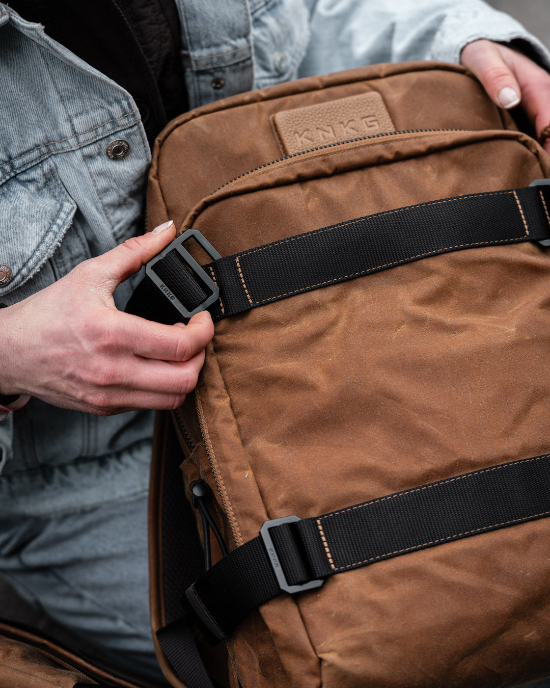 Waxed Canvas EDC Backpack - SHIFT 27L Backpack – KNKG