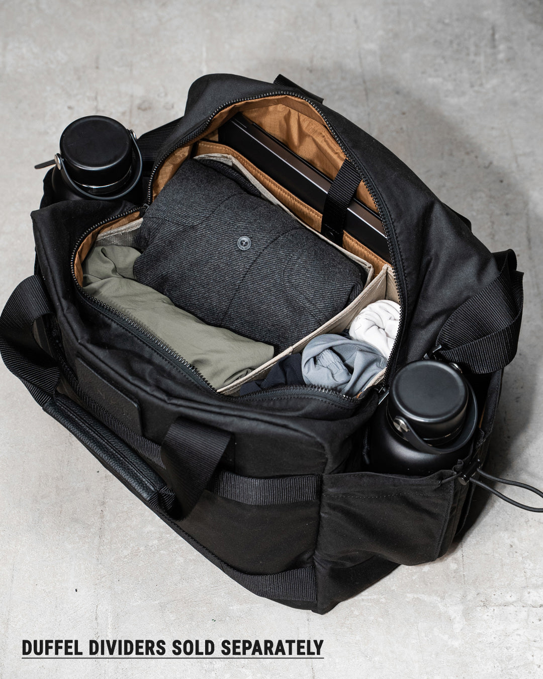 SHIFT Duffel - Black 30L Weekender & Overnight Bag – KNKG