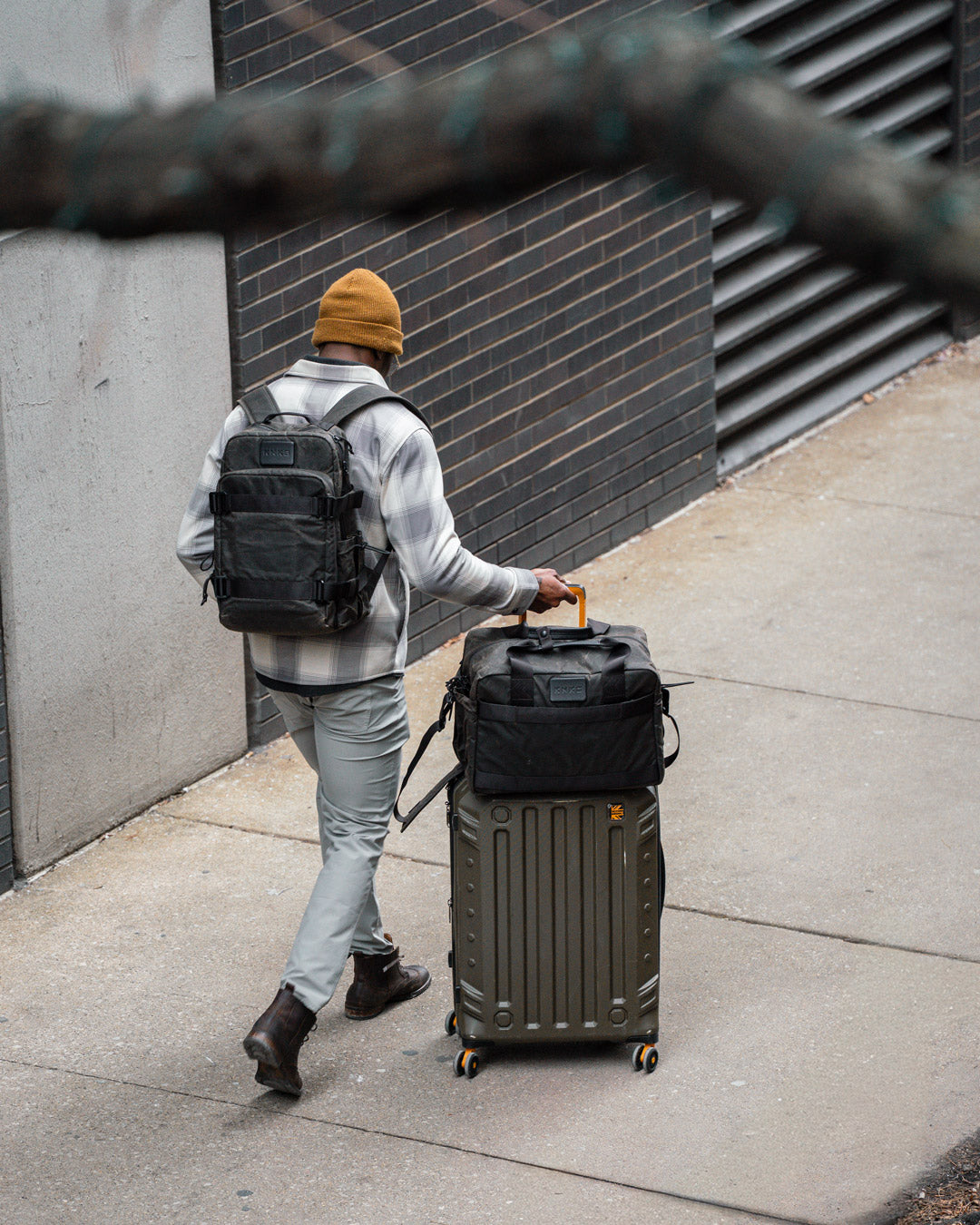 EDC Waxed Canvas Backpack - SHIFT Backpack 27L – KNKG