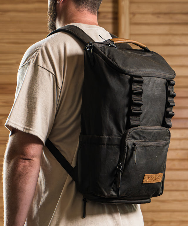 Traditional Waxed Canvas Backpack | KNKG