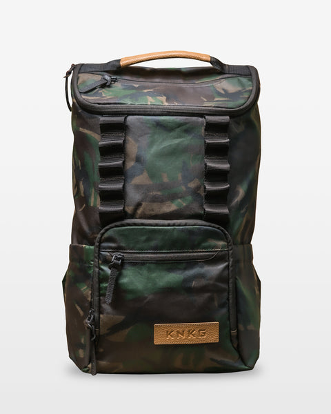 KNKG CORE Backpack Waxed Canvas Medium 25L Camo