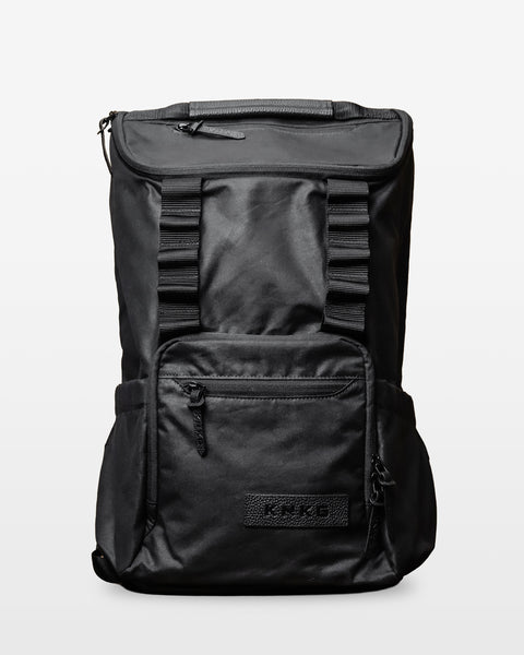KNKG CORE Backpack Waxed Canvas Medium 25L Black